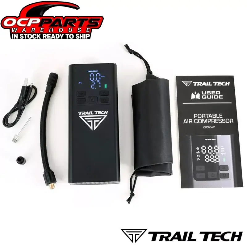 Trail Tech Mini  Portable Air Compressor / Charger - 5000 mAh capacity
