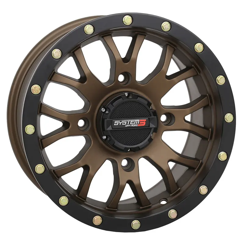 SYSTEM 3 ST3 WHEEL 20X7 4 2.5 ( 10MM) 4/137 MATTE BRONZE/BLACK