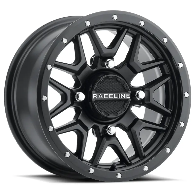 RACELINE KRANK WHEEL 14X7 4/156 5 2 ( 10MM) BLACK