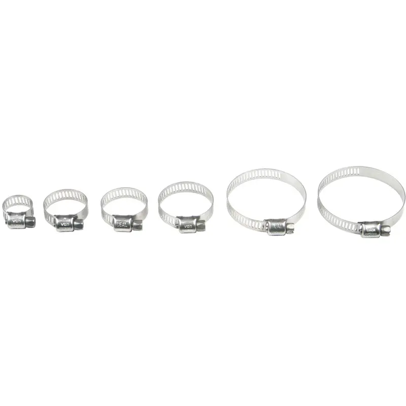 HELIX STAINLESS STEEL HOSE CLAMPS 58-83MM 10/PK