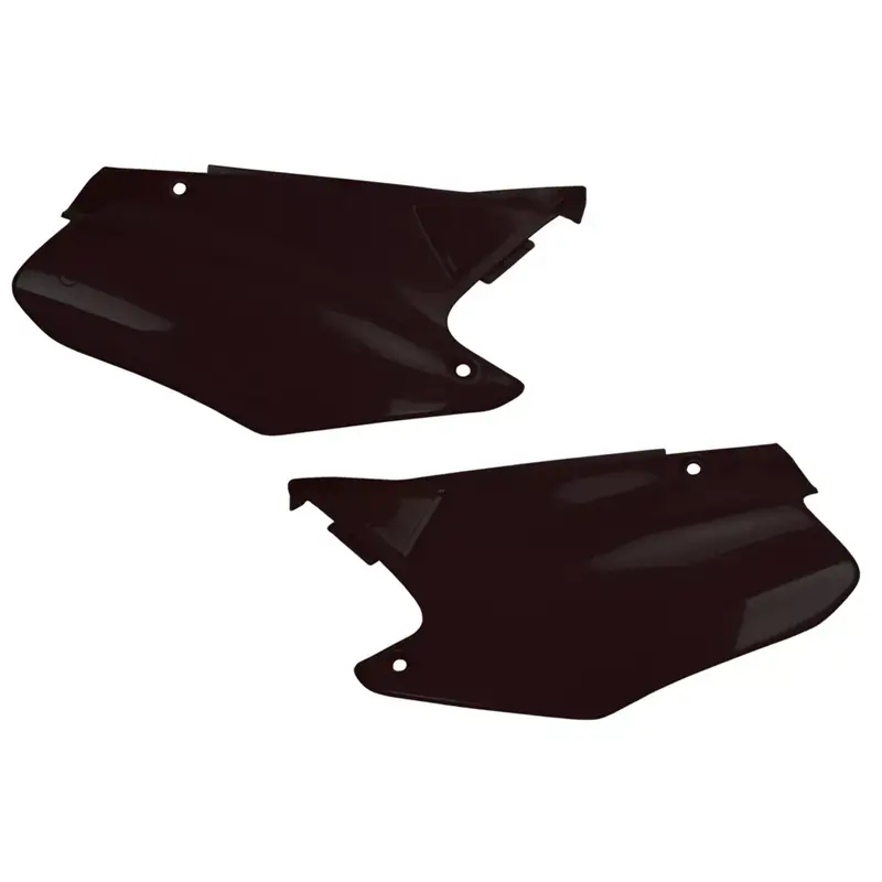 UFO Black Side Number Plates for CR125R, CR250R
