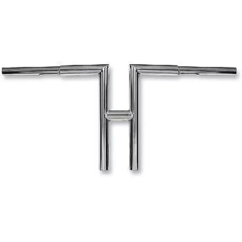 LA CHOPPERS LA-7386-12 Chrome 1-1/4" Miter-T 12" Handlebars