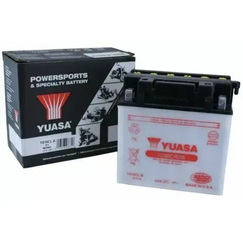 Yuasa YB16CL-B Kawasaki KLF300-B Bayou CN 92-99 YuMicron 12v Battery