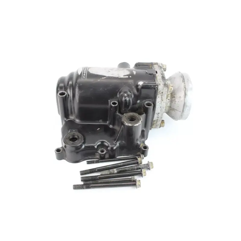 1987 Kawasaki Bayou 300 2x4 Drive Shaft Bevel Gears Cover Case Housing 5123