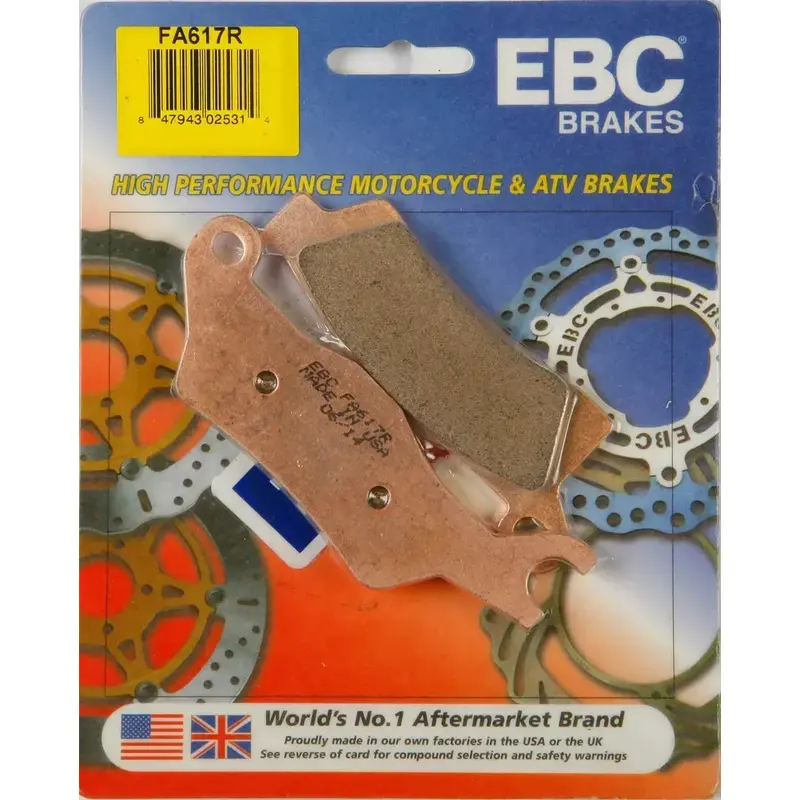 EBC R Series Long Life Sintered Brake Pads FA617R