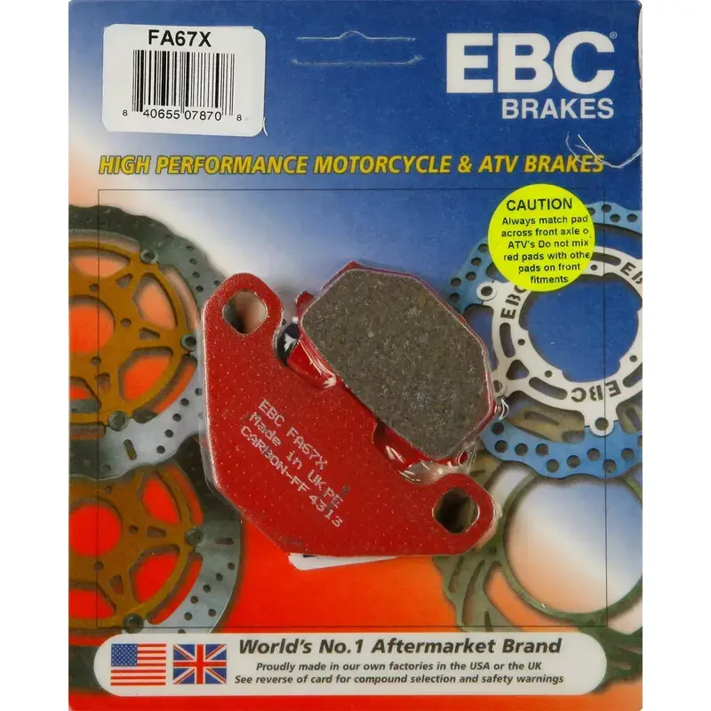 EBC X Series Carbon Brake Pads FA67X