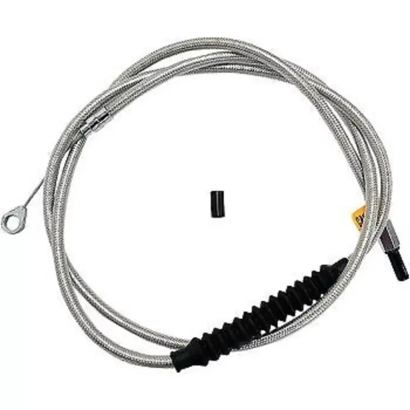 LA CHOPPERS LA-8010C16 Stainless Steel Braided Clutch Cable