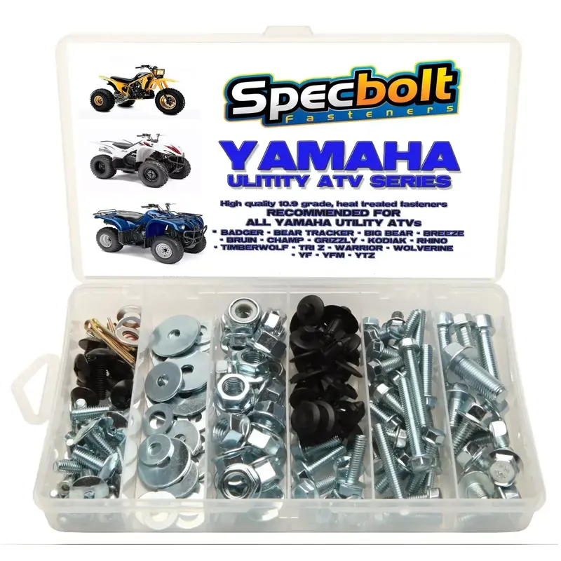 150pc YAMAHA UTL. ATV Bolt Kit Grizzly Big Bear Tracker Kodiak Wolverine Warrior