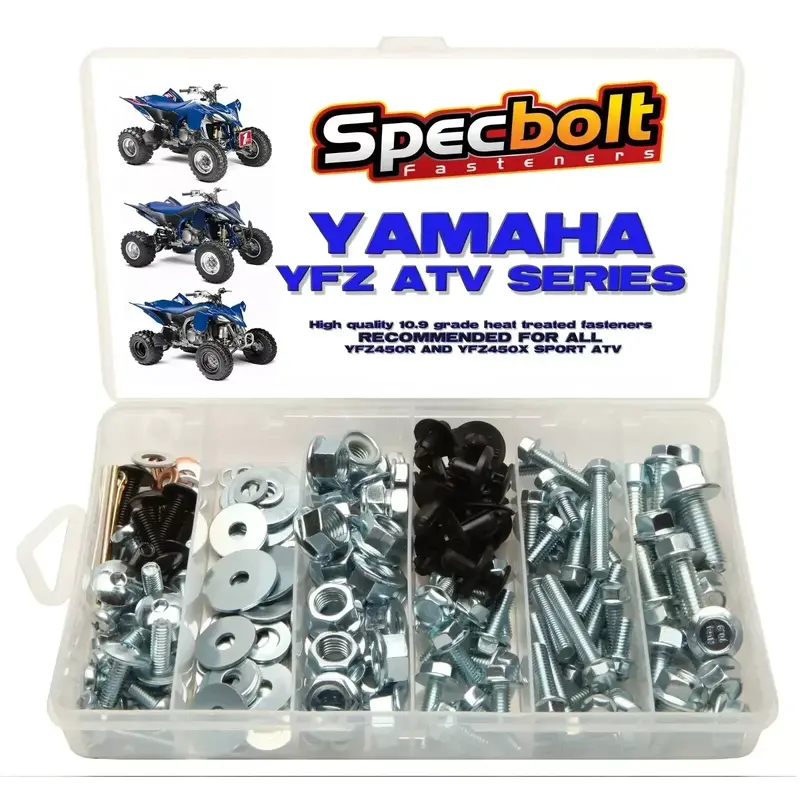 150pc YAMAHA YFZ450 ATV Bolt Kit for plastic body engine lug nuts bumper YFZ 450