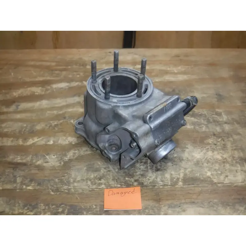 2000 Yz125 (B) Top End Jug Cylinder Engine Motor Head Damaged Good Power Valves