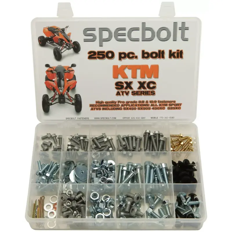Specbolt Bolt kit for KTM ATV SX 450 S X505 450XC 525XC body panels engine frame