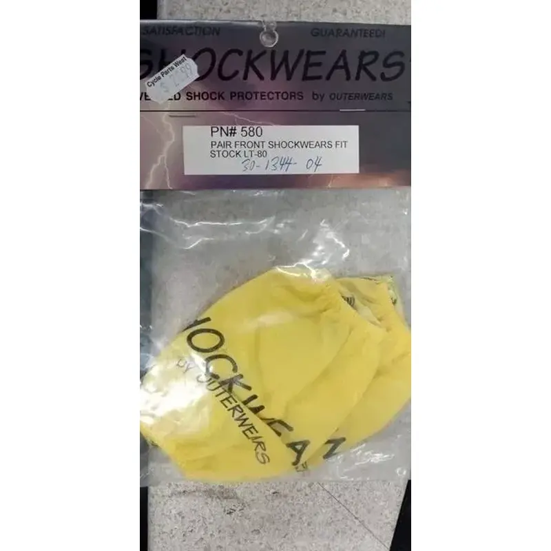 OUTERWEARS 30-1344-04 PAIR OF LT-80 FRONT SHOCKWEARS, YELLOW