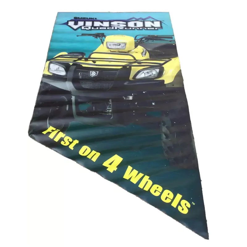 NEW! SUZUKI ATV VINSON QUADRUNNER VINYL WALL POSTER FLAG BANNER DEALERSHIP SIGN