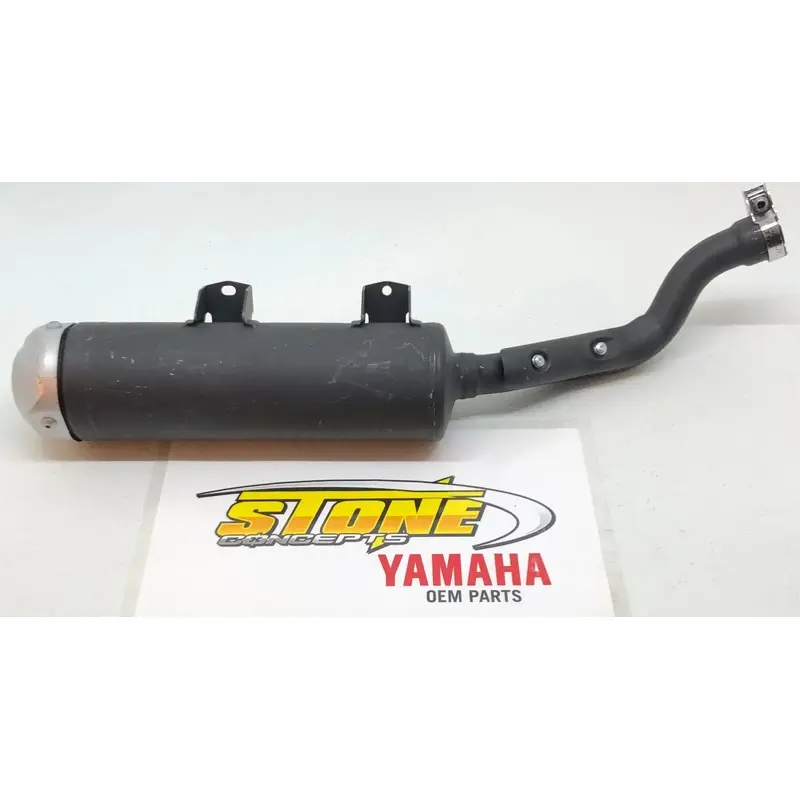 New OEM Yamaha YFZ450R YFZ450X 09-25 Exhaust Pipe Muffler Silencer & Clamp NTO C