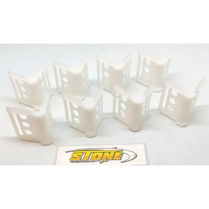 8 PACK 4" PLASTIC CORNER EDGE CARGO TIE DOWN PROTECTORS ATV UTV MOTORCYCLE