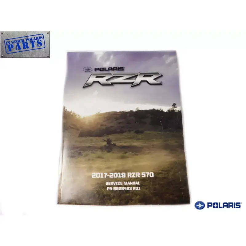 2017 - 2019 Polaris RZR 750 Genuine OEM Service Repair Manual Book - 9929423