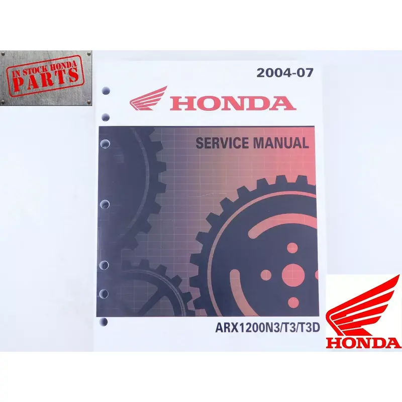 HONDA OEM SERVICE REPAIR MANUAL JETSKI 04 05 06 07 ARX1200 N3 T3 T3D 61HW153