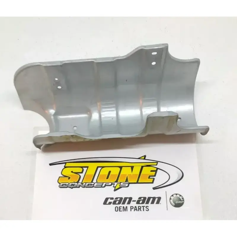 New OEM Can-Am Maverick X3 Muffler Silencer Exhaust Pipe Lateral Heat Shield 17 