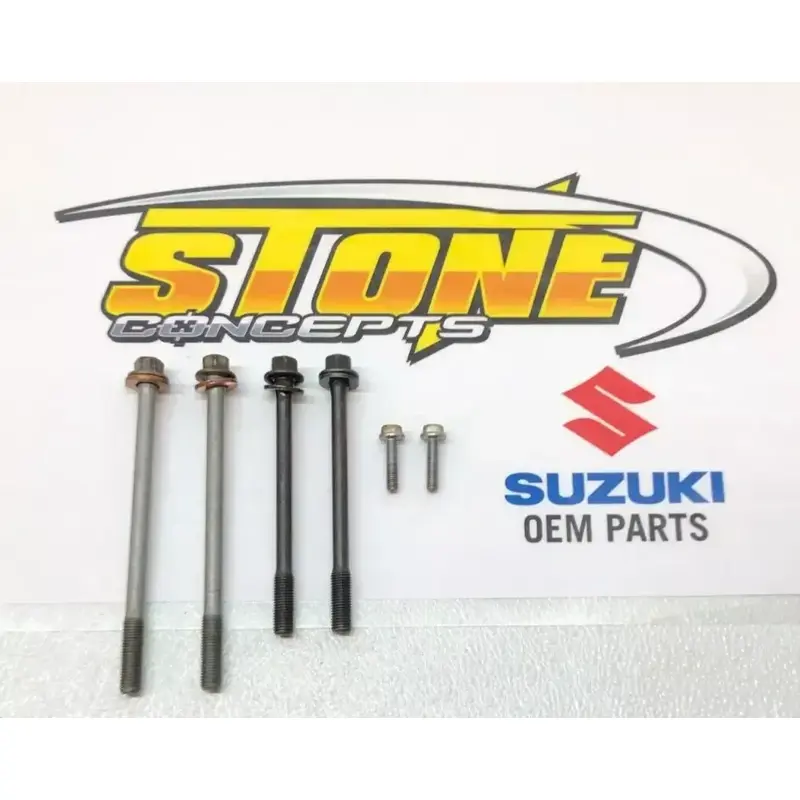 OEM Suzuki LTR450 Cylinder Head Bolts Washers Stock 2006 2007 2008 2009 LTR 450