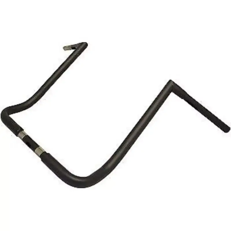 LA Choppers Flat Black 1/4" Twin Peaks 18" Handlebars for Batwing Fairing