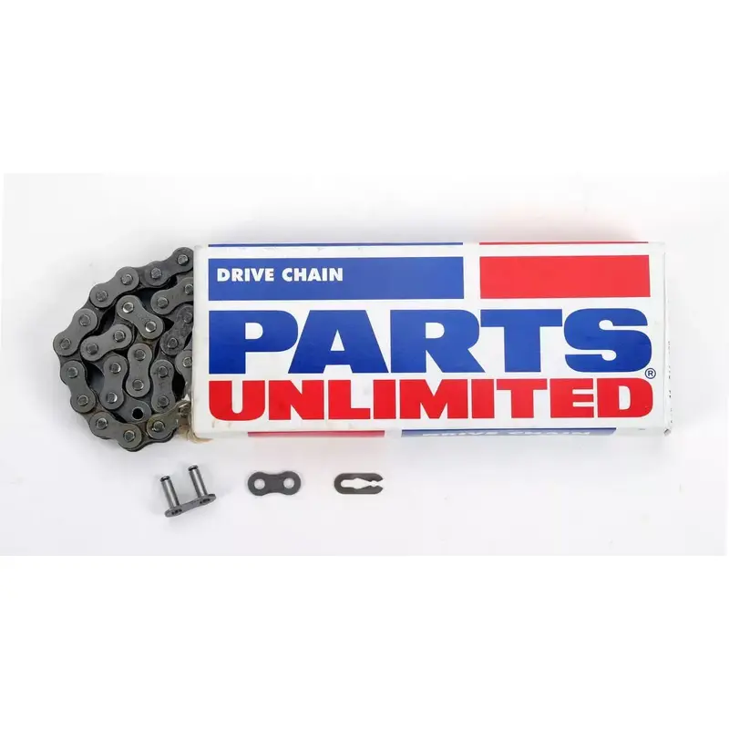 PARTS UNLIMITED 520 Motorcycle Non-Sealed Chain (Natural) 102 Links