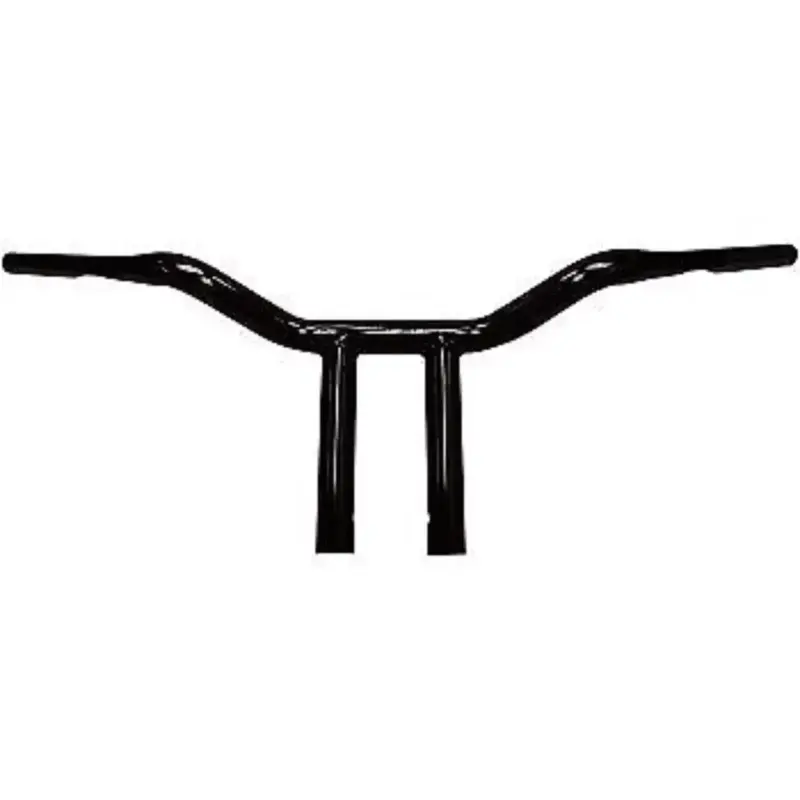 LA CHOPPERS LA-7333-02B Black 1-1/4" Super T Handlebars with Built-In Riser