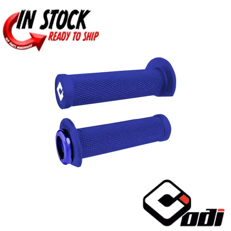 ODI ATV WATERCRAFT LOCK ON GRIPS RUFIAN 2.1 FITS 7/8" HANDLEBAR BRIGHT BLUE
