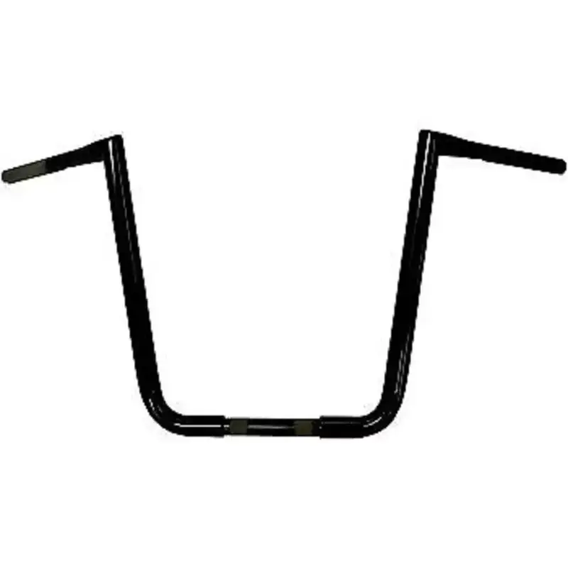 LA CHOPPERS Black 1-1/4" Twin Peaks 16" Handlebars for 1" Clamping
