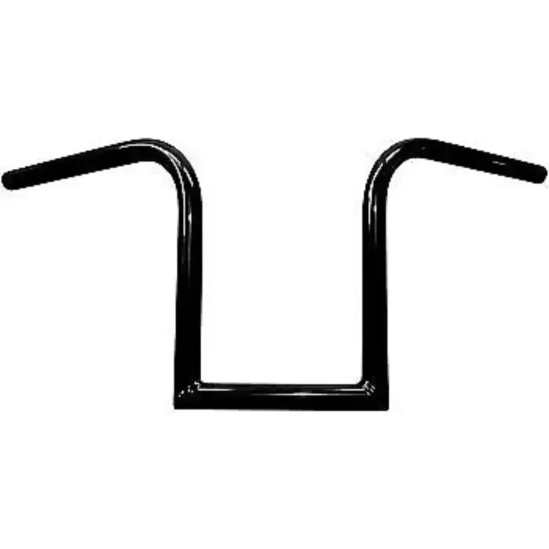 LA Choppers Gloss Black 10" Bourbon Ape Hangers Old School 1" Handlebars