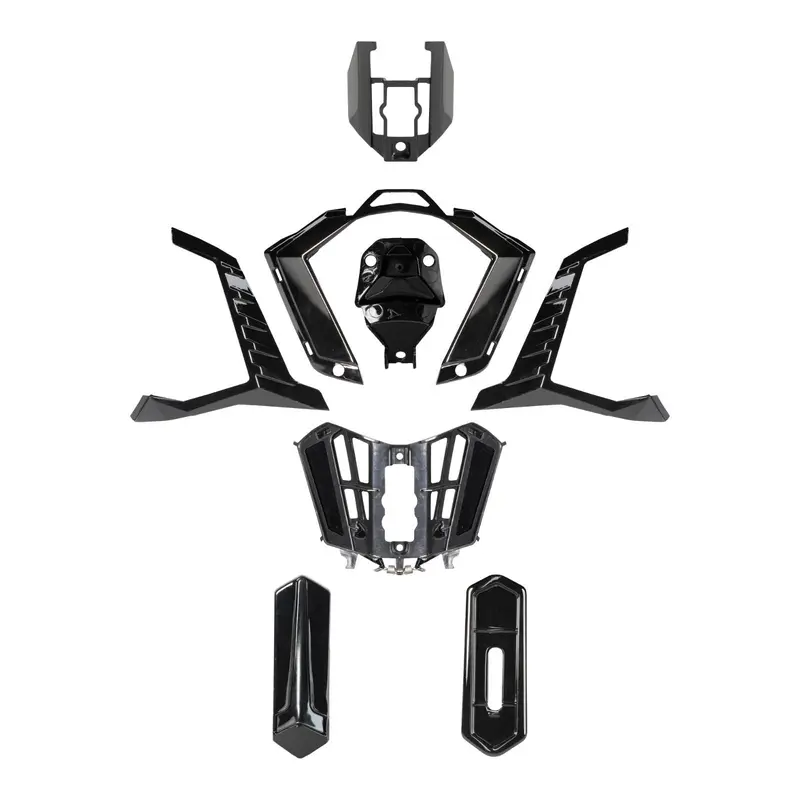 LS2 MX701 Explorer Air Vent Chin - Gloss Black