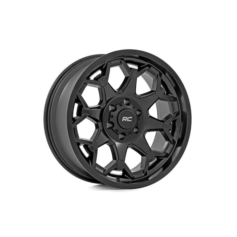 Rough Country 80 Series Wheel | One-Piece | Semi Gloss Black | 20x9 | 6x135 | -12mm | 80201217