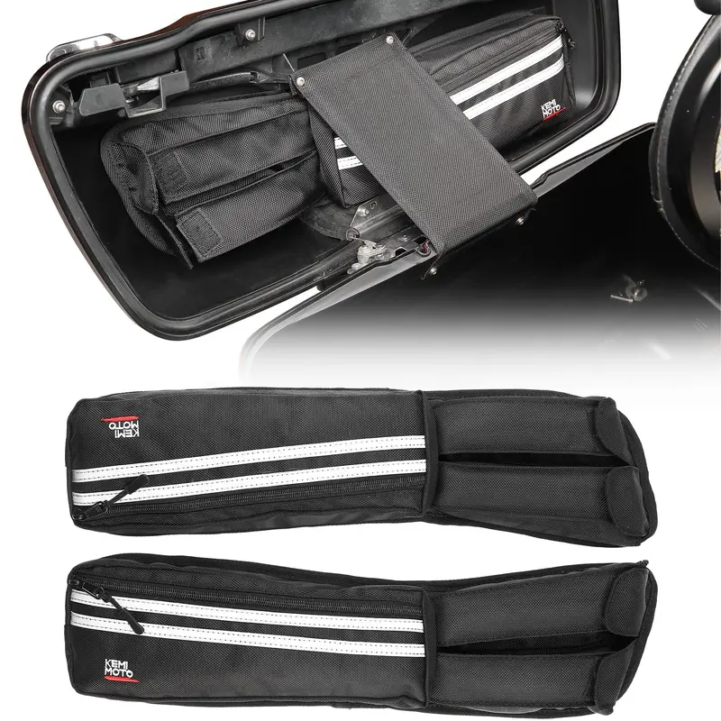 Saddlebag Lid Organizers 2 Pack for Touring Street Glide Road King