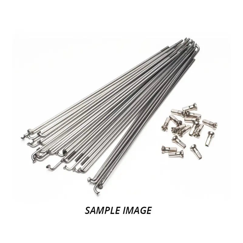 SPOKE SET HOSHI STAINLESS HON Fnt CR80 87-02/ CR85 03-07 17" #RIMXS011177