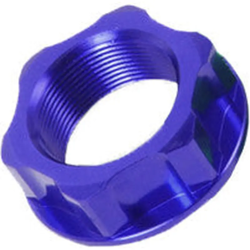 ZETA STEERING STEM NUT & BOLT BLUE M22X30-P1.0 H12 ZE58-2032