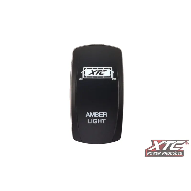 XTC Amber Light Contra V Rocker Switch Cover (Cover Only)