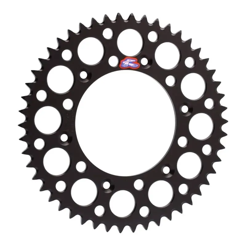 Renthal Sprocket Rear Black 43T Alloy 7075 T6 Grooved