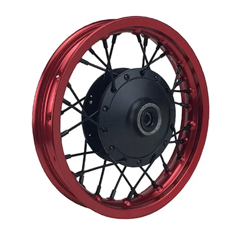 Rim Wheel - Front - 10.0 x 1.4 Inch - 12mm ID - 28 Spokes - Tao Tao DB10, DB20 - RED