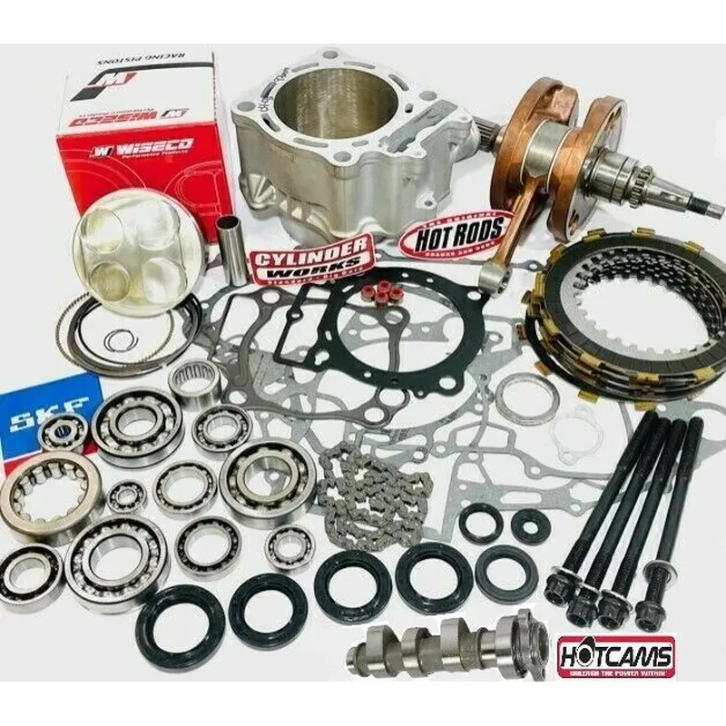 06+ TRX450R Stage 3 Hotcam 100mm Big Bore 3mm Stroker Complete Rebuild Kit 520cc