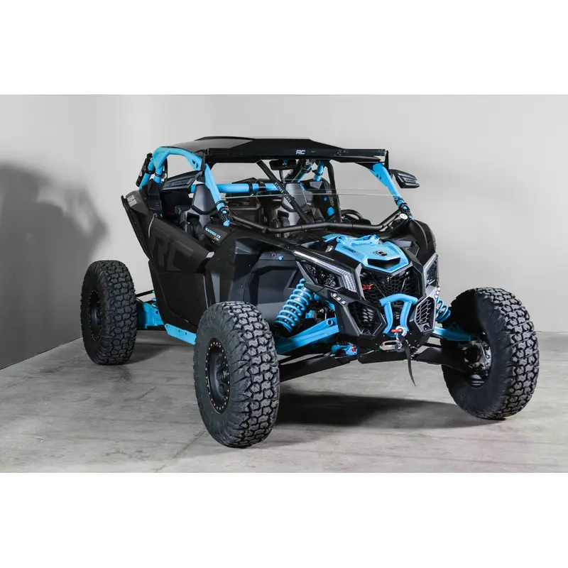 Can-Am Maverick X3 With Intrusion Bars Half 1/4" Scratch Resistant Windshield