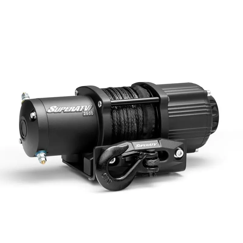 SuperATV 2500 lb. UTV/ATV Winch (With Wireless Remote & Synthetic Rope)