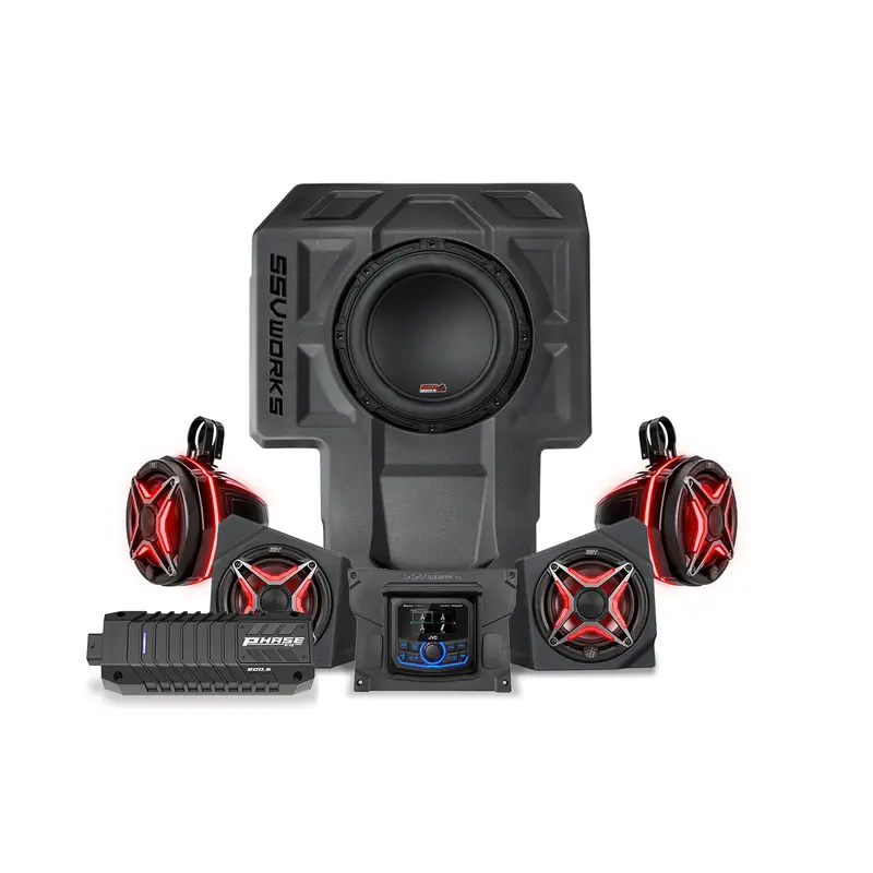 5 Speaker Kit Phase Eq W/ Jvc Controller