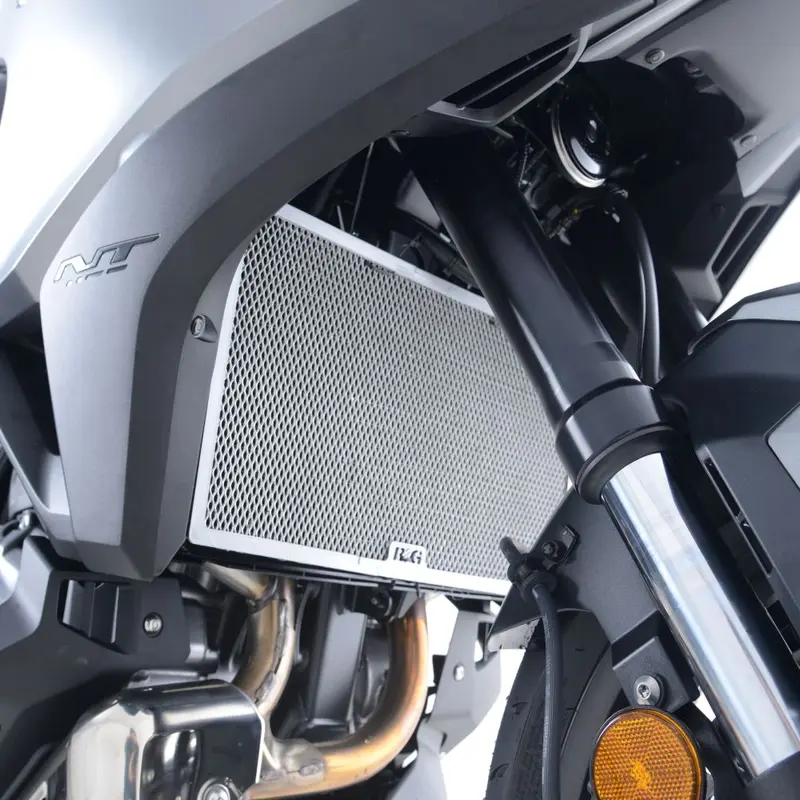R&G Racing Black Aluminum Radiator Guard For 2022-2024 Honda NT1100 RAD0288BK