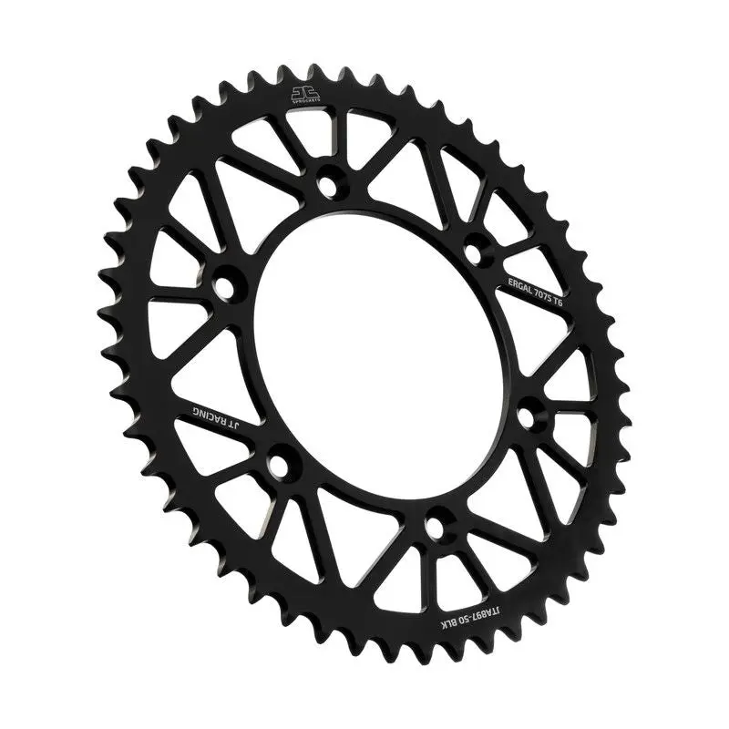 JT Sprockets Rear Racelite Aluminum Race Sprocket Orange 51 Tooth 51T 520 Chain