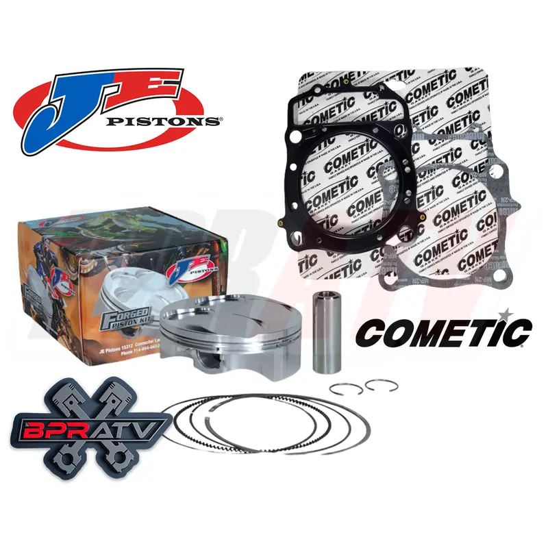 93-17 Honda XR650L XR 650L 100mm Stock Bore 9:1 JE Piston & Cometic Gaskets Kit