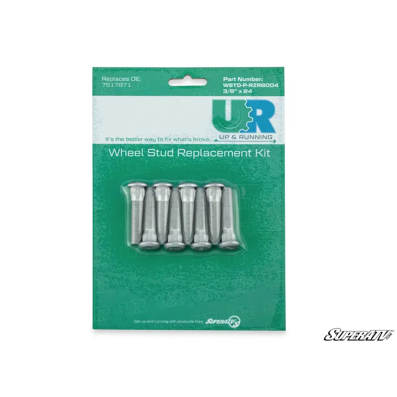 Up & Running Polaris ATV Wheel Studs