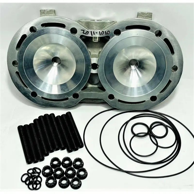Banshee 611 554 583 DM Cylinder Head 34cc Domes O-rings 10 mil Top End Shell