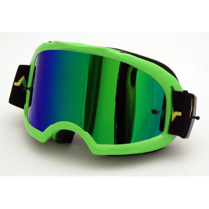RNR COLOSSUS GREEN MIRRORED LENS, GREEN GOGGLE, GX47M, MIRRORED LENS