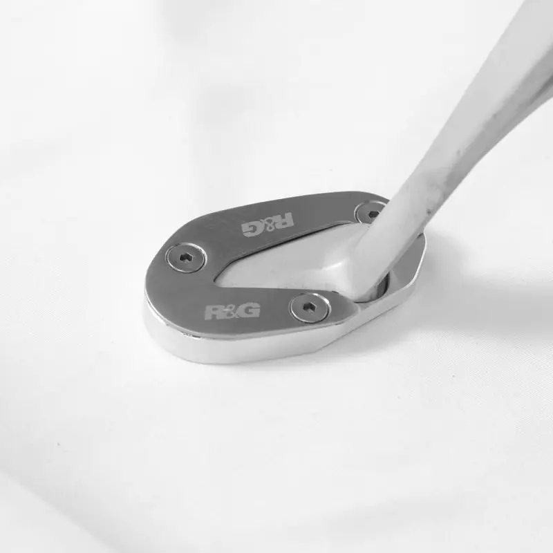 R&G Racing Silver Kickstand Shoe For 2012-2015 Ducati 1199 Panigale