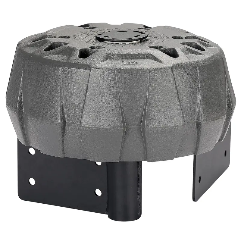Boat Dock Bumper Wheel for Straight or Corner Mount, 1 PC, Grey