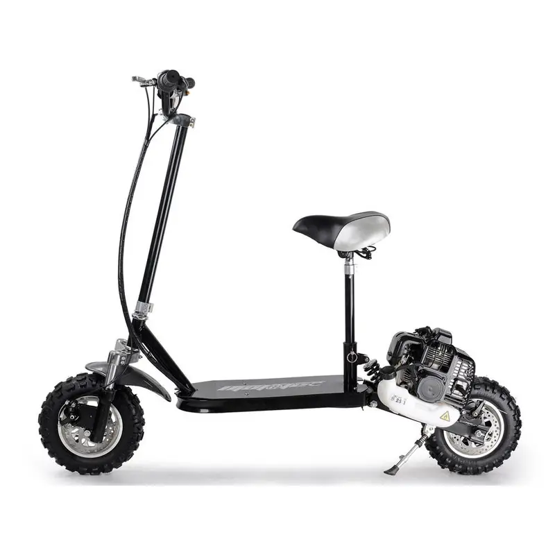 Premium 49cc Gas Power Stand Up Scooter Board with Seat - 3 Speed